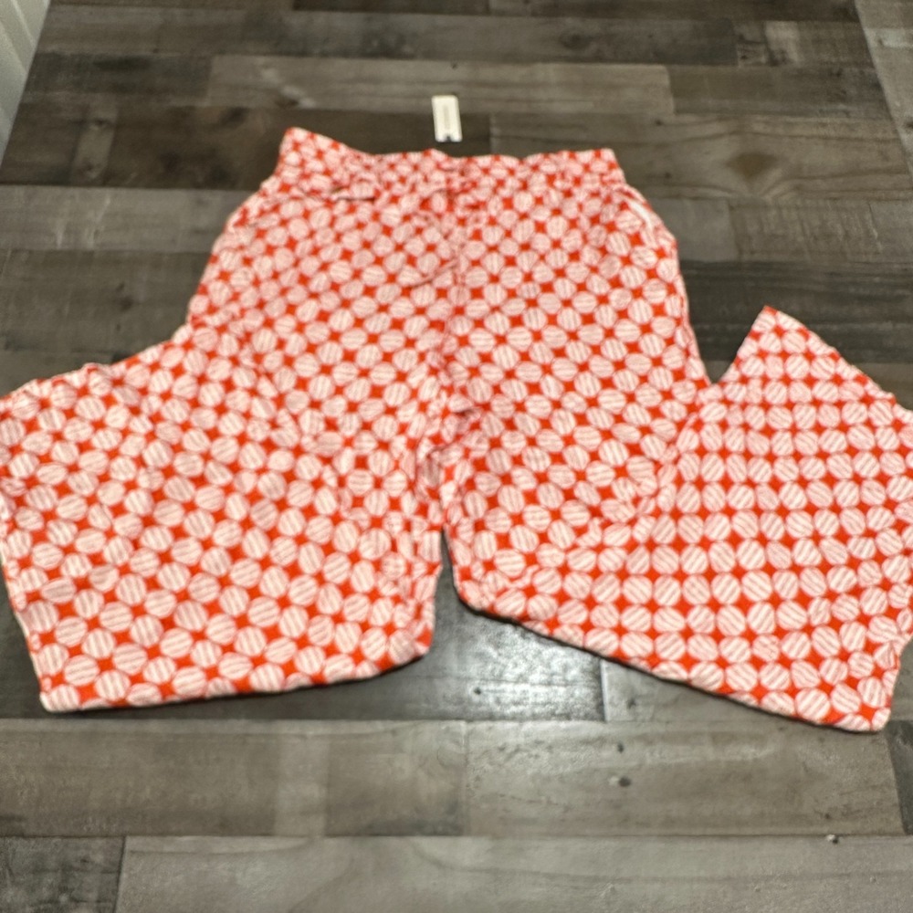 Anthropologie Pants Wide Leg Maeve Orange Size Large NWT